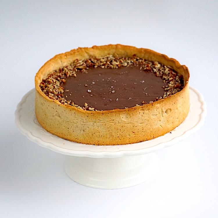 Tarte Chocolate e Caramelo Salgado